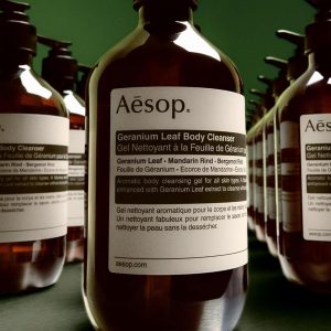 Aesop Geranium Leaf Body Cleanser & Balm Set
