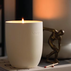 Aesop Aganice Aromatique Candle | Floral. Spicy. Fresh Scented