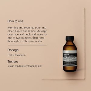 Aesop Parsley Seed Travel Face Cleanser