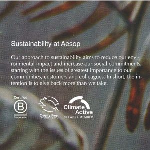 Aesop Resurrection Aromatique Hand Soap. Geranium Leaf Body Wash